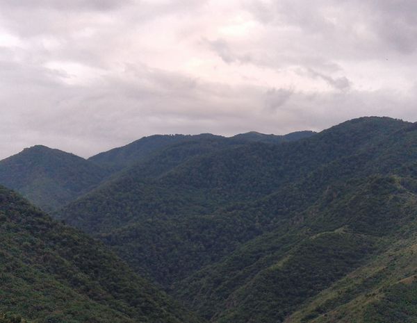 Панорама Лорийского ущелья у монастыря Ахпат